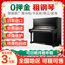 Rent Piano Japan Original imported Yamaha Kawai Pearl River Starsea Vertical triangular piano Home Professional Piano