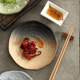 Japanese style underglaze ceramic plate