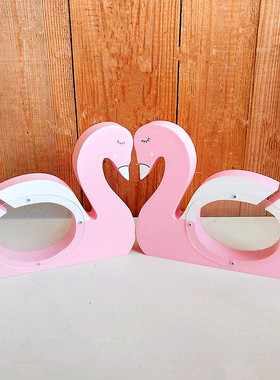 可爱风藏宝木制儿童摆挂件存钱罐