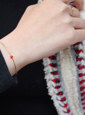 爱心手链titlee马卡龙珐琅彩