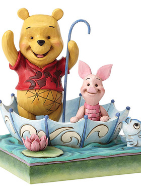 美国动画片电影树脂木雕摆件