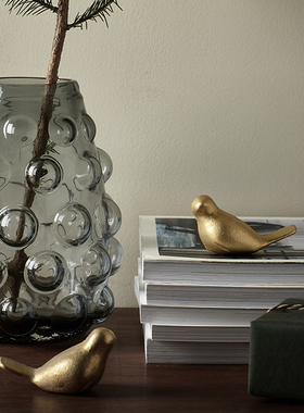 alot黄铜浇铸小鸟摆件