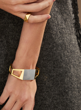 原创设计简约个性镂空手镯女中性