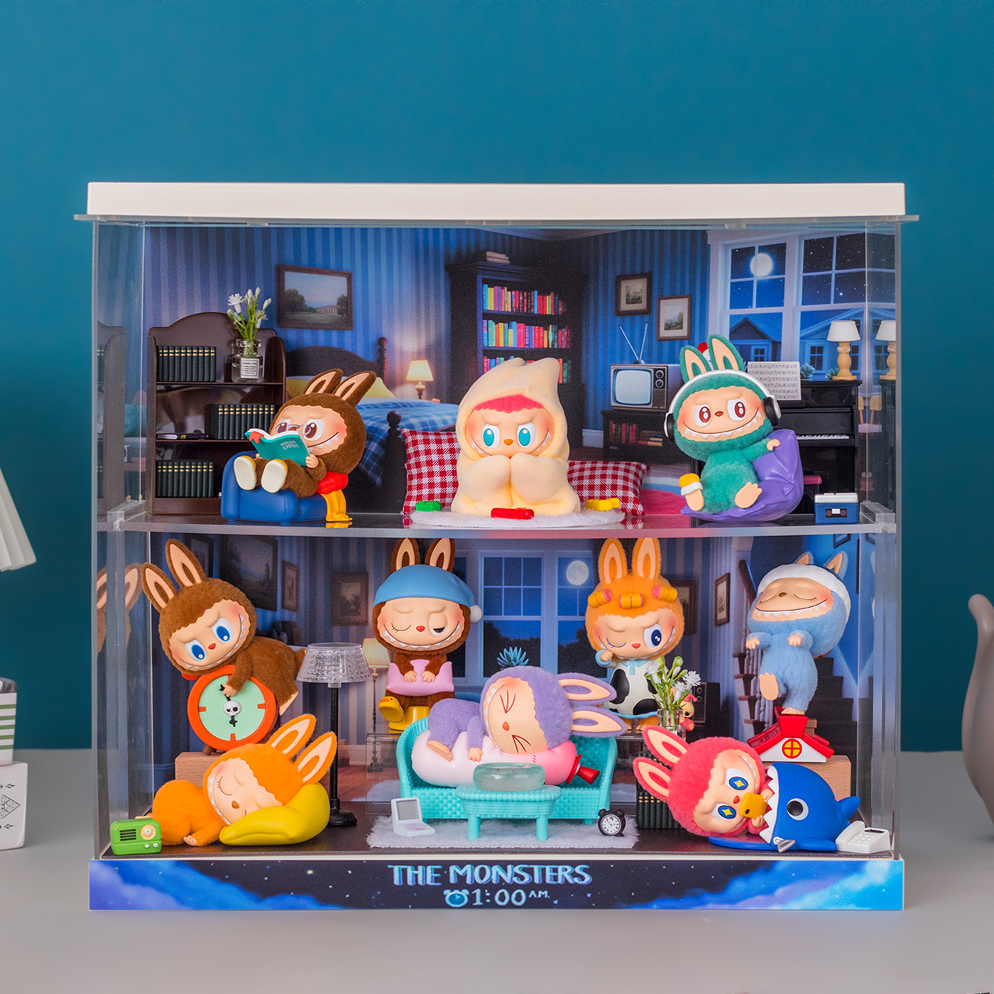 适用泡泡玛特THE MONSTERS LABUBU凌晨一点系列拉布布盲盒展示盒,淘宝优惠券,粉丝福利购,淘宝优惠卷