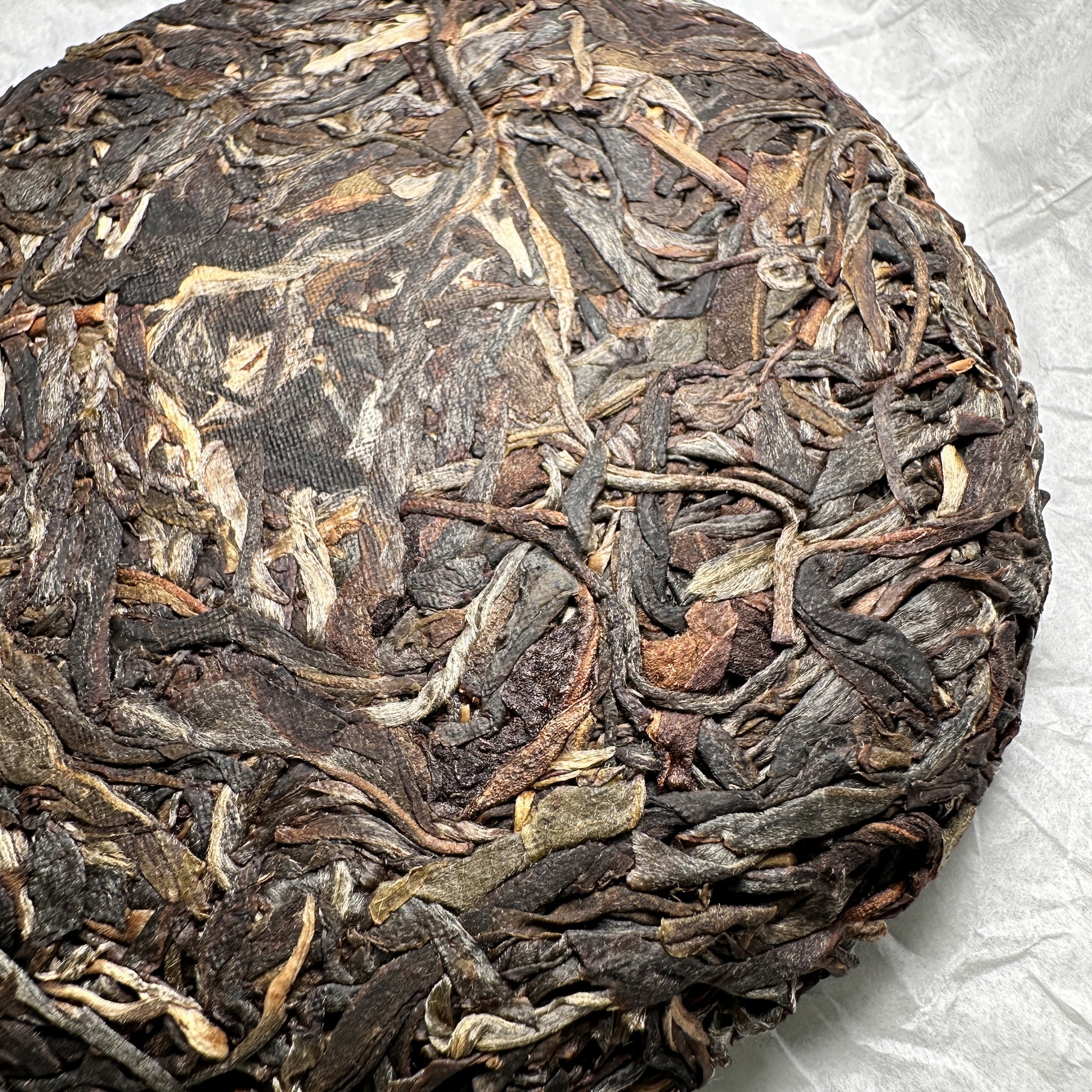 嘎巴茶普洱生茶100克饼茶叶GABA Black Tea野生古树春茶清香回甘 - 图2