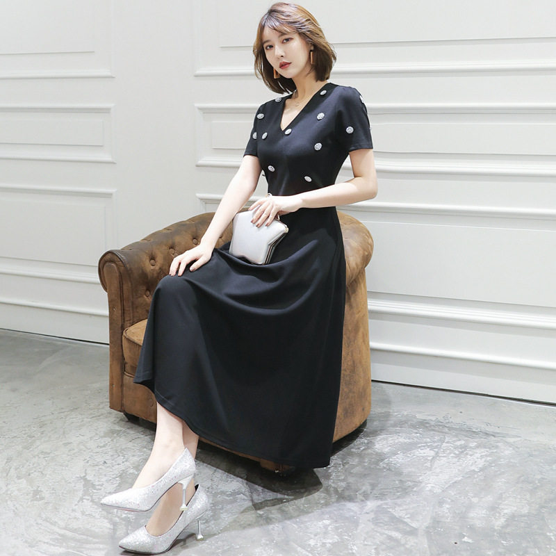 大码女装胖mm2020夏装小众韩版 灵薇连衣裙