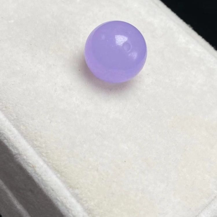 缅甸翡翠单珠冰种紫罗兰散珠玉珠子紫色翡翠DIY配饰手链项链配珠,淘宝优惠券,粉丝福利购,淘宝优惠卷