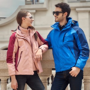 大码冲锋衣三合一两件套