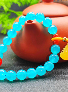 原创巴西冰种水晶单圈百搭手串