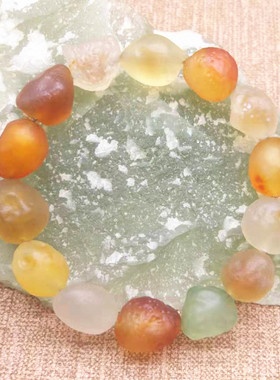 天然阿拉善玛瑙原石七