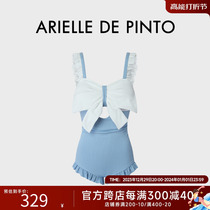 France ARIELLE DE PINTO Temperament Little Clear New Fashion Sexy Pure Desire Fairy Wind Conjoined Swimsuit Woman