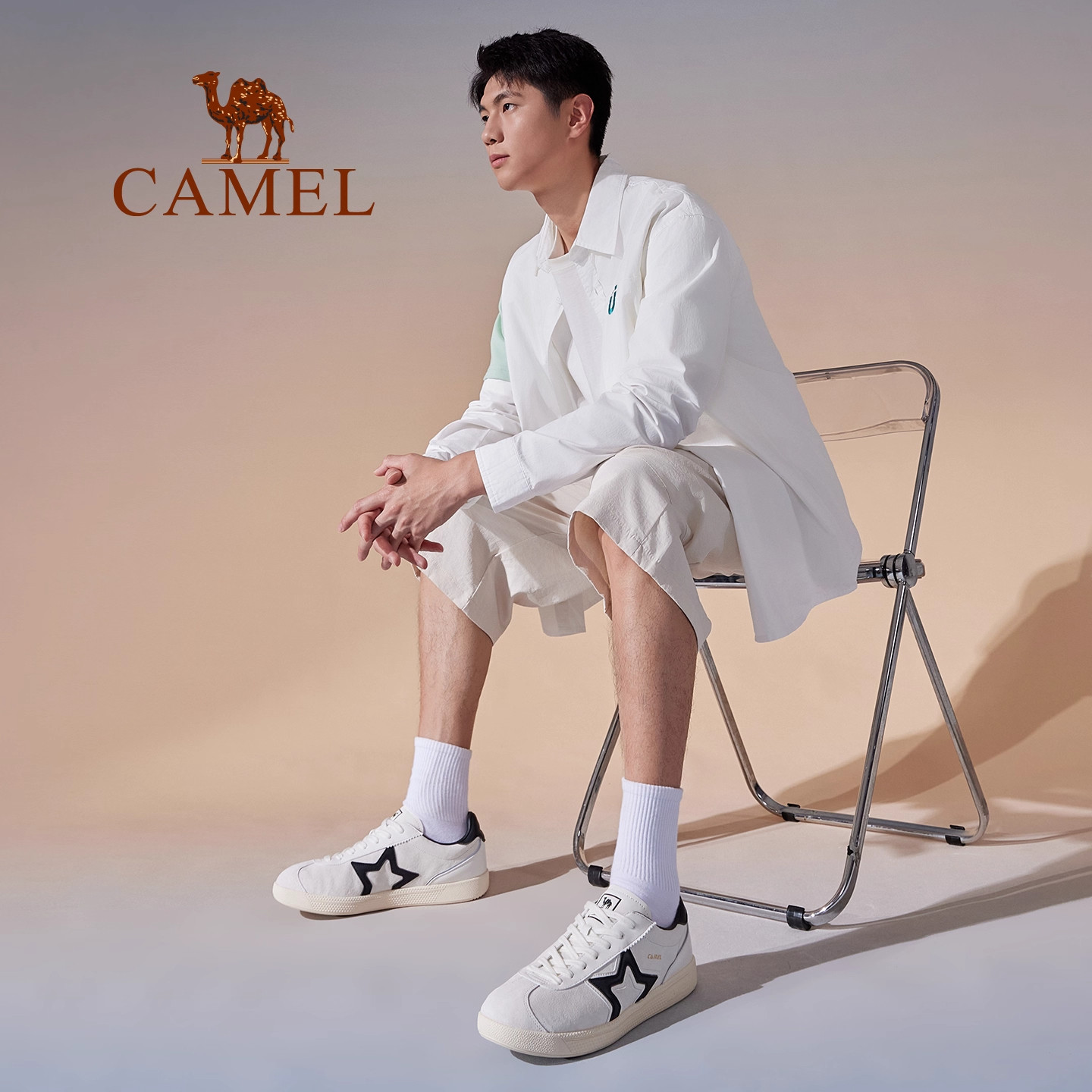 骆驼海星运动鞋男2026秋冬新款男鞋板鞋透气复古德训鞋休闲鞋子,淘宝优惠券,粉丝福利购,淘宝优惠卷