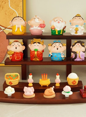 防脱发娘娘情绪稳定神器可爱招财办公室工位装饰治愈桌面摆件礼物