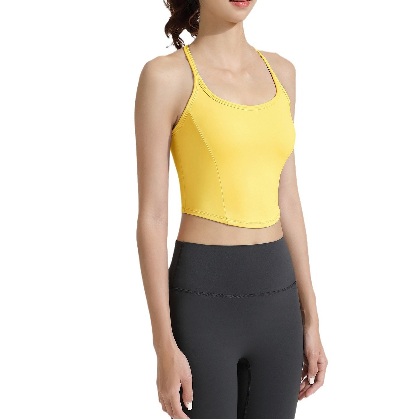 2025新款运动内衣女裸感一体式美背文胸跑步健身训练瑜伽背心,淘宝优惠券,粉丝福利购,淘宝优惠卷