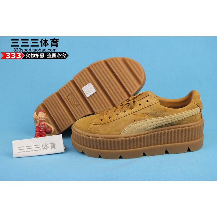 Puma x Fenty Creeper 蕾哈娜女子厚底恨天高松糕鞋366268-02-04 - 图0