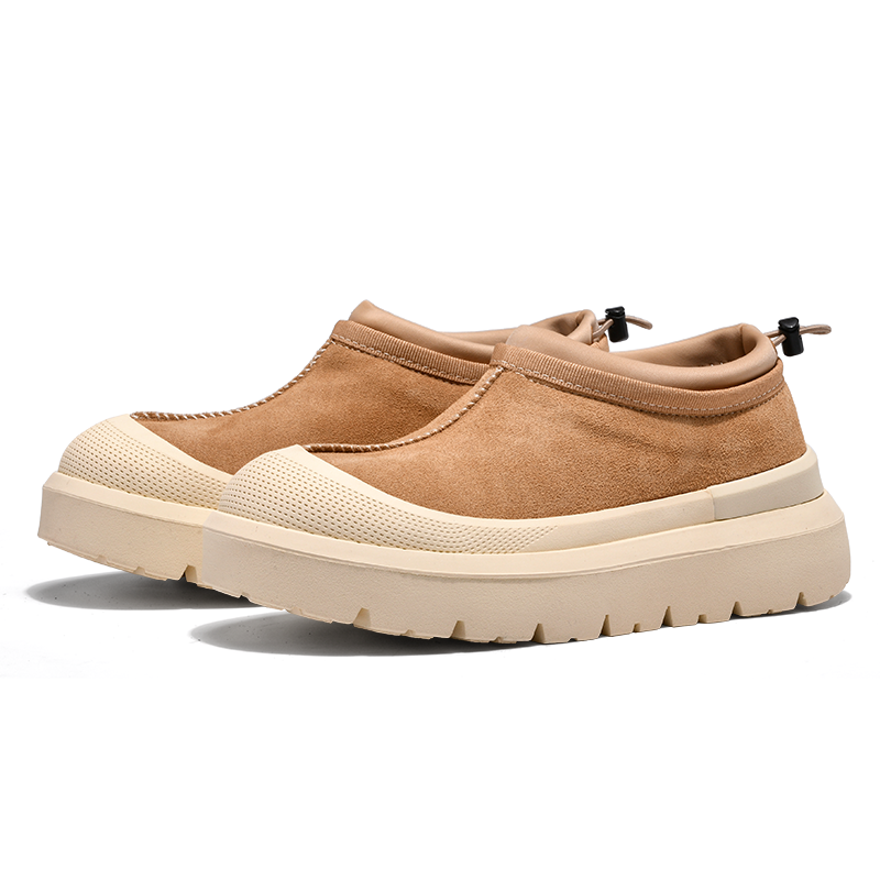 王一博同款塔斯曼雪地靴男女款2025秋冬新款羊皮毛一体情侣棉鞋 - 图1