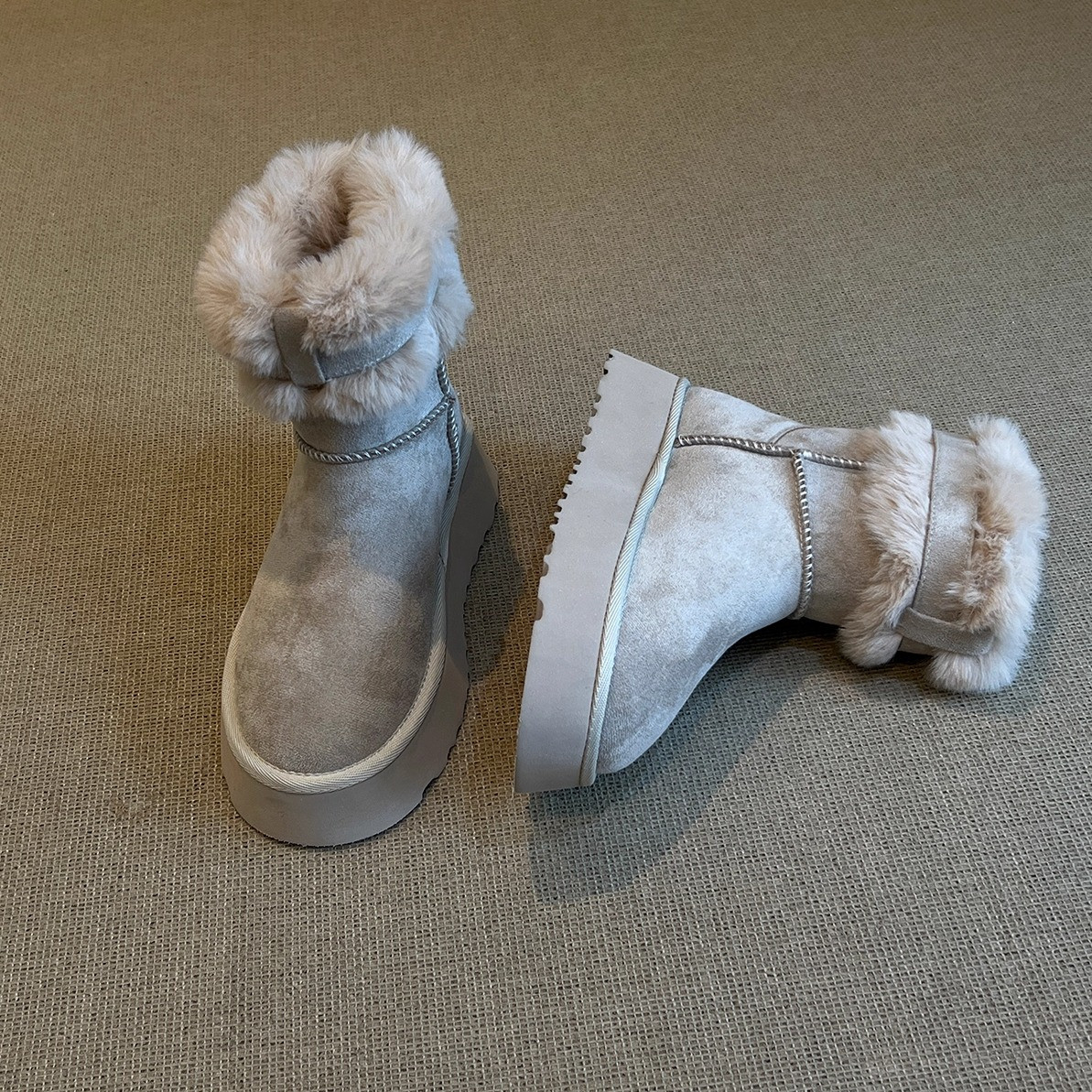 香港正品厚底增高雪地靴女冬季2026新款复古东北加绒保暖毛毛棉靴,淘宝优惠券,粉丝福利购,淘宝优惠卷