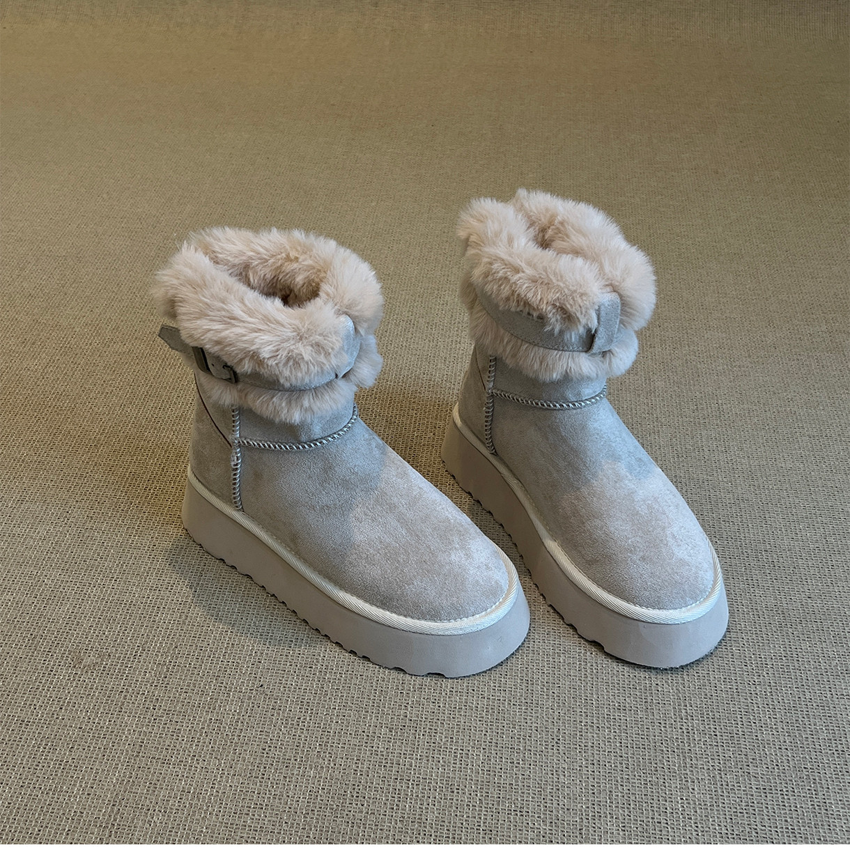 香港正品厚底增高雪地靴女冬季2026新款复古东北加绒保暖毛毛棉靴,淘宝优惠券,粉丝福利购,淘宝优惠卷