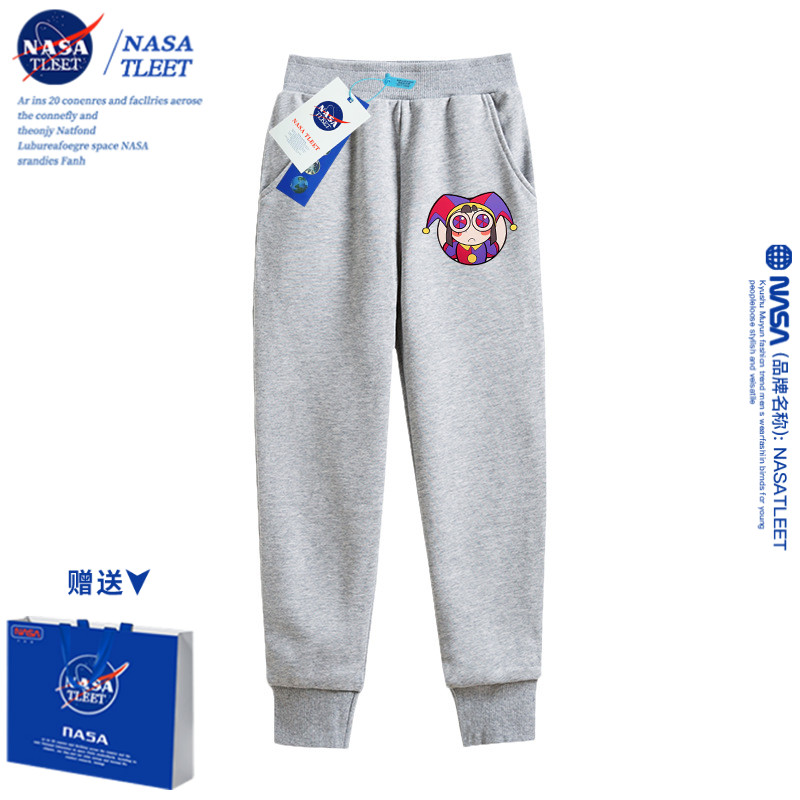 NASA神奇数字马戏团儿童装裤子帕姆尼男女童秋季新款休闲卫裤束脚-图0