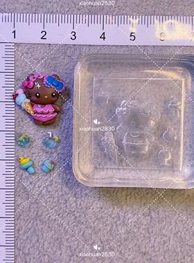 美甲宠物饰品立体雕花硅胶模具