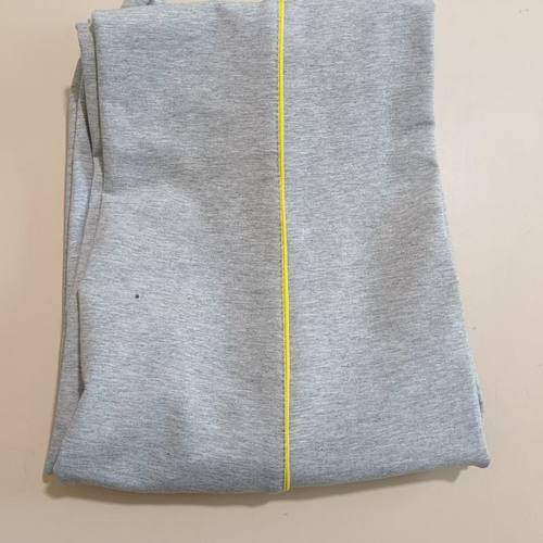 定制中小学生校服裤子浅灰色细边黄杠春秋男女运动裤校裤 - 图1