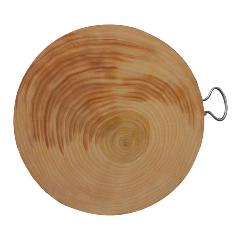 银杏木砧板白果树实木切菜板家用整木案板原木防霉双面粘板圆菜墩 - 图3