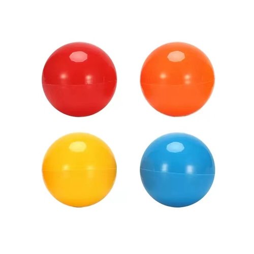 抽奖彩色开盖可循环开口抽摸奖抽签4厘米连体式婚礼年会幸运摸奖球摇奖球店庆活动道具空心扭蛋兵兵专用圆球 - 图2