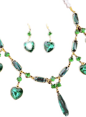 复古项链锆石女法式锁骨链包邮