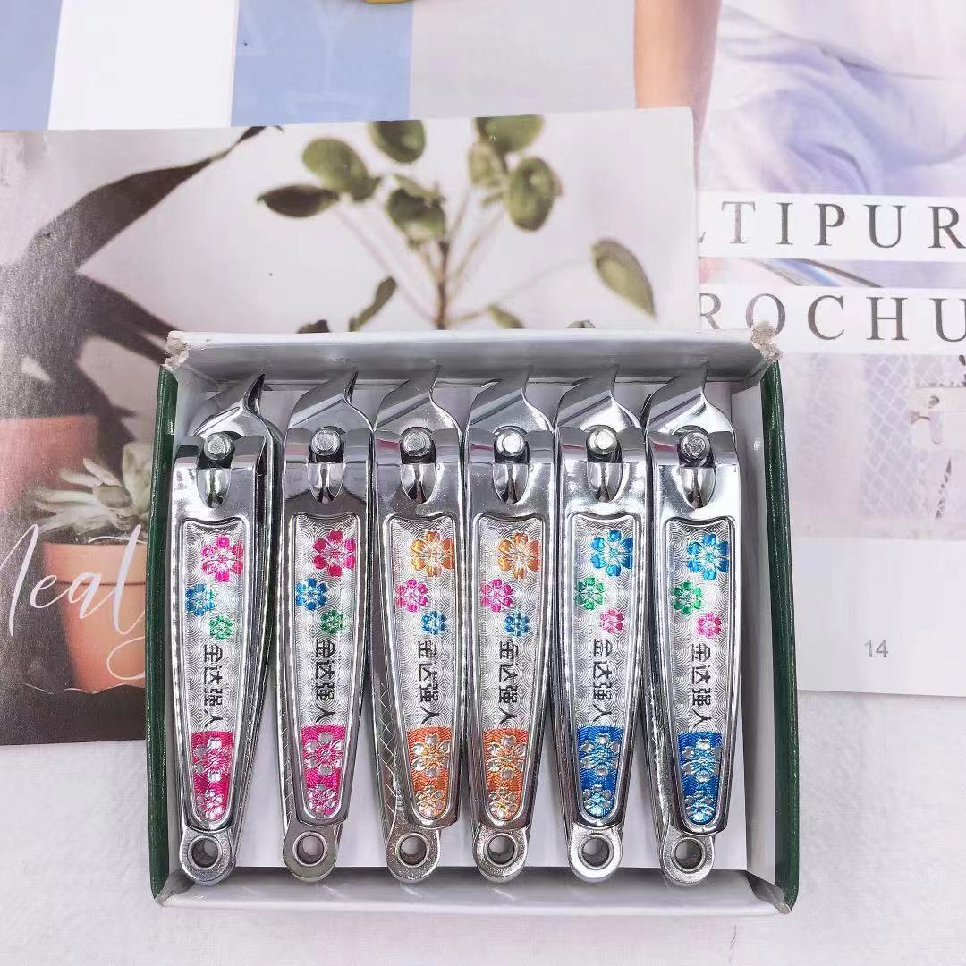 斜口指甲剪刀锉刀组合家用修甲沟死皮剪工具不锈钢指甲钳搓甲刀 - 图0