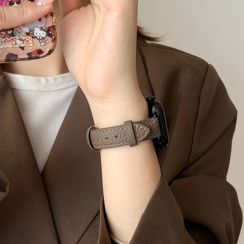 适用华为fit4手表表带皮质新款4pro智能watchfit3腕表系列2/1女款 - 图3