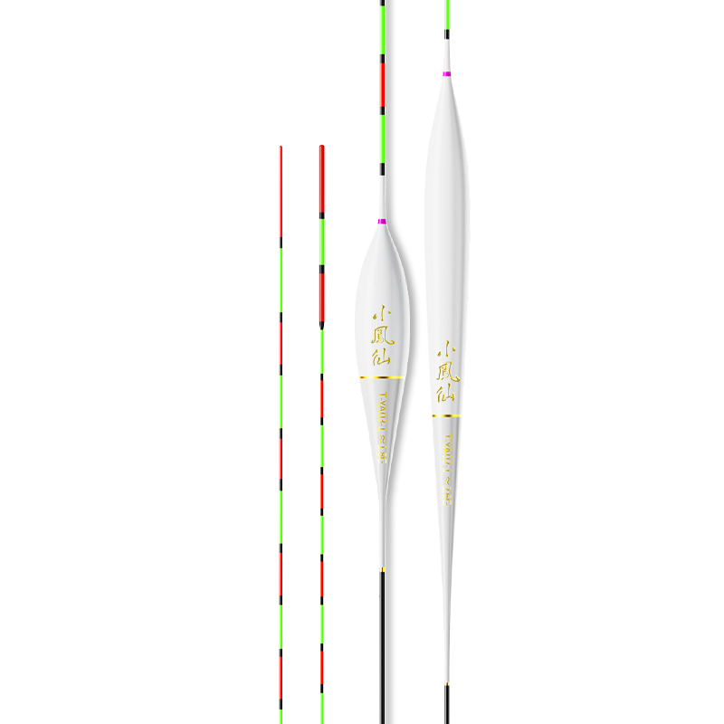 小凤仙孔雀羽毛浮漂湖库竞技鱼漂轻口滑口鲫鱼浮漂高灵敏野钓浮标 - 图3
