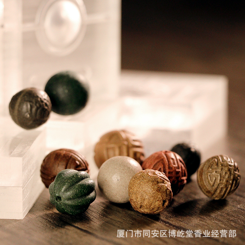 香珠模具手工制香工具亚克力diy制作香丸合香珠莲花祥云圆珠手串 - 图2