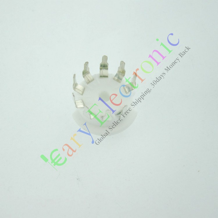 PCB小九脚GZC9-B陶瓷电子管镀银管座用于12AX7 12AU7 6p1 6p14等 - 图1