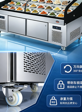 三温五阶商用展示柜摆摊保鲜柜
