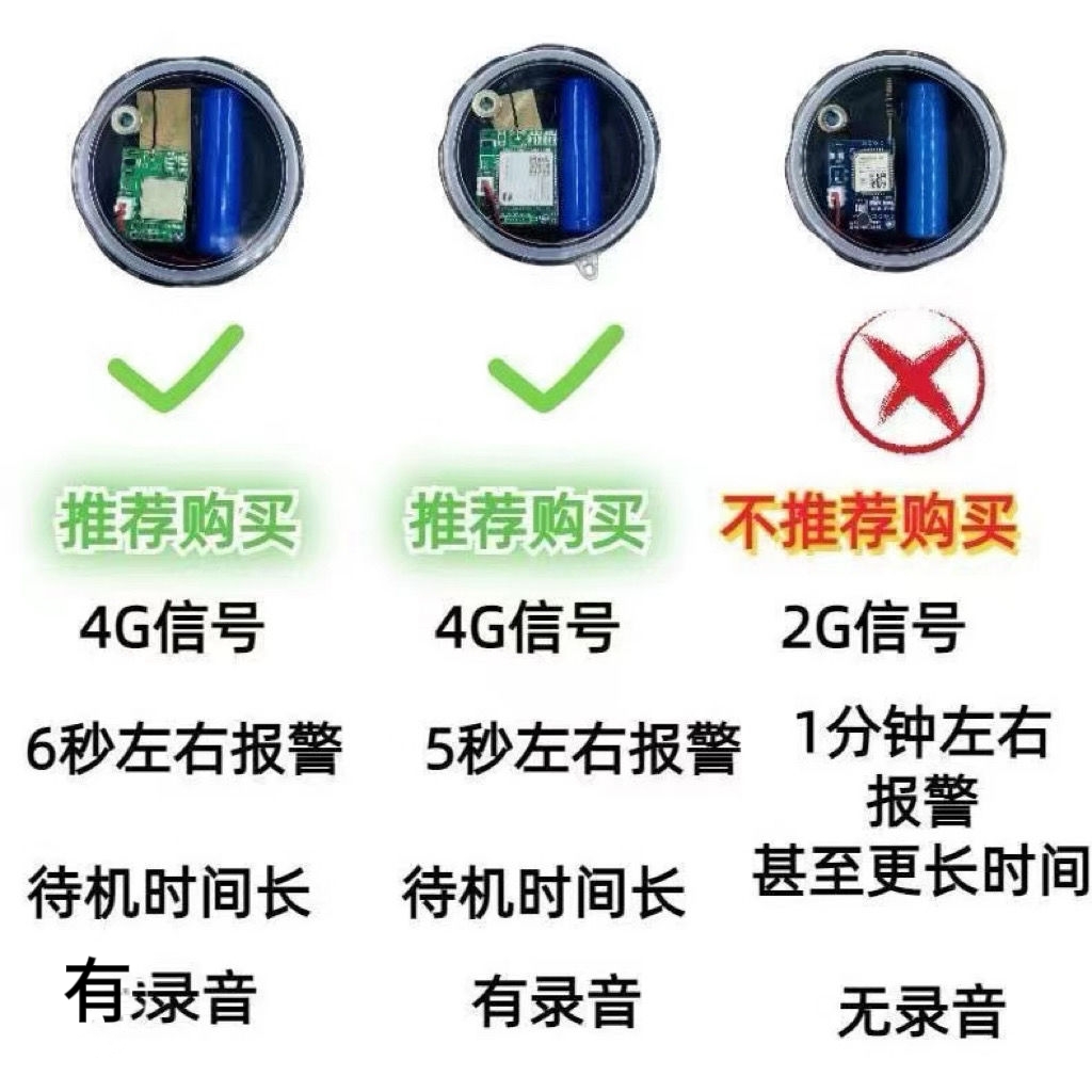 新款4G远程夹户外报警器果园鱼塘蜂箱可录音清晰触碰自动打电话 - 图1