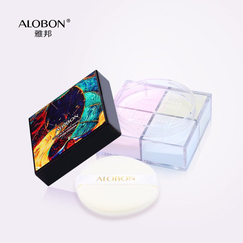 alobon /雅邦轻盈修颜四色控油散粉 雅邦化妆品蜜粉/散粉