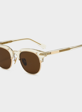 余文乐联名MDNS同款半框太阳镜半框板材茶色墨镜男款近视可配度数