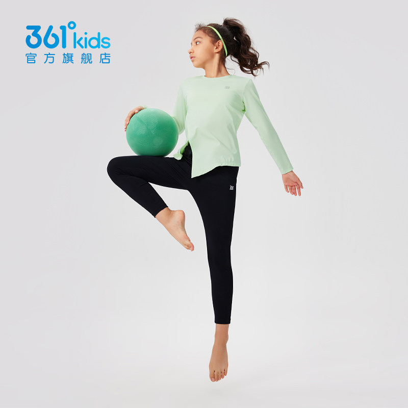 361童装女童速干短袖2023夏装t恤 361度童装T恤