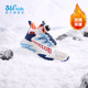361 Children's Shoes Children's Cotton Shoes Knob Buckle Warm Girls' Velvet Shoes Winter New Outdoor Boys' Sports Shoes