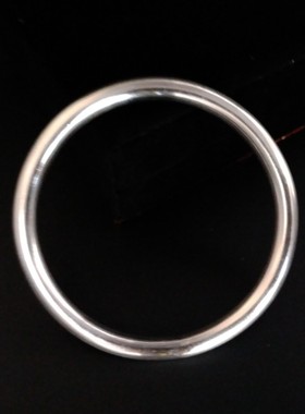 云南银饰品百搭光圈手镯