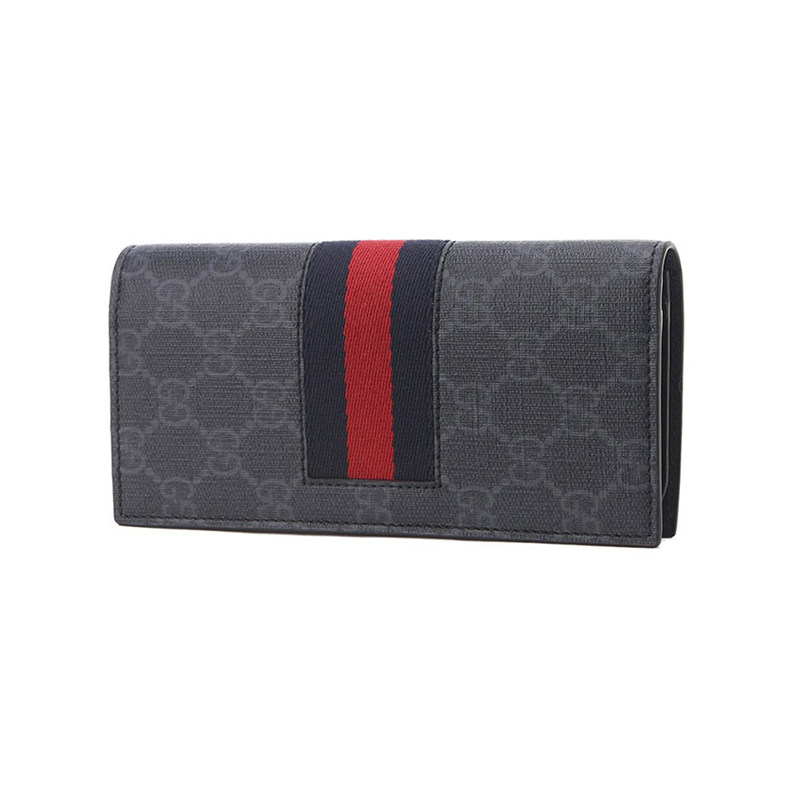 gucci /古奇男士新款时尚撞色钱包 客邻尚品钱包