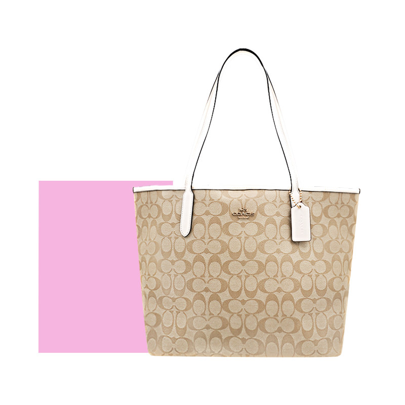coach /蔻驰老花单肩手提包托特包 客邻尚品女士包袋