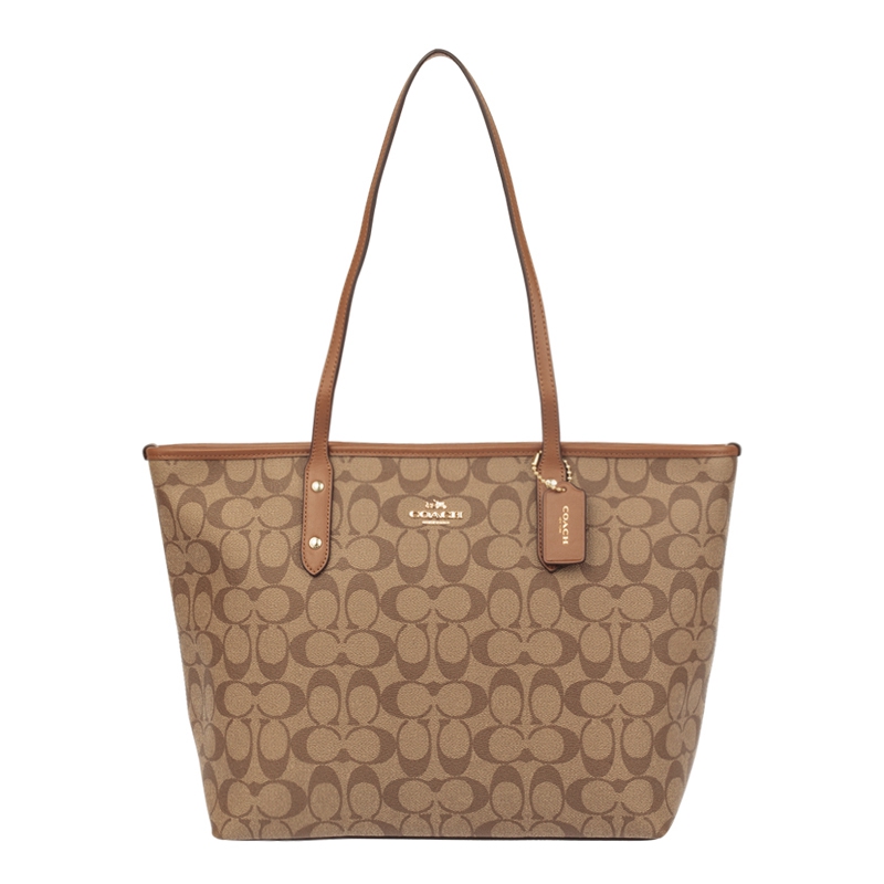 COACH/蔻馳旗艦店官方旗艦PVC大號托特包tote單肩包女包 58292