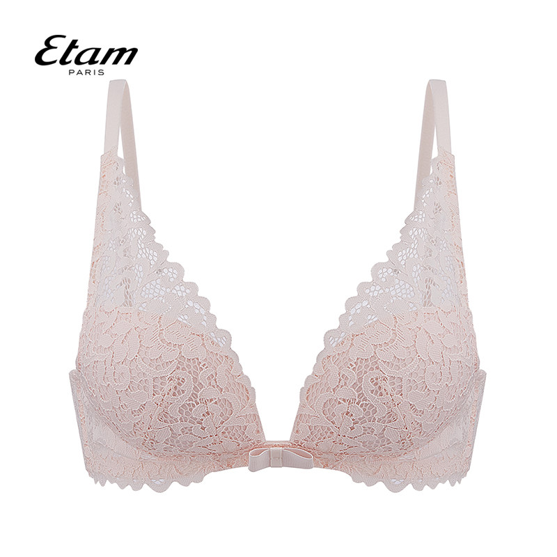 etam法国蕾丝无钢圈小胸聚拢胸罩 Etam文胸