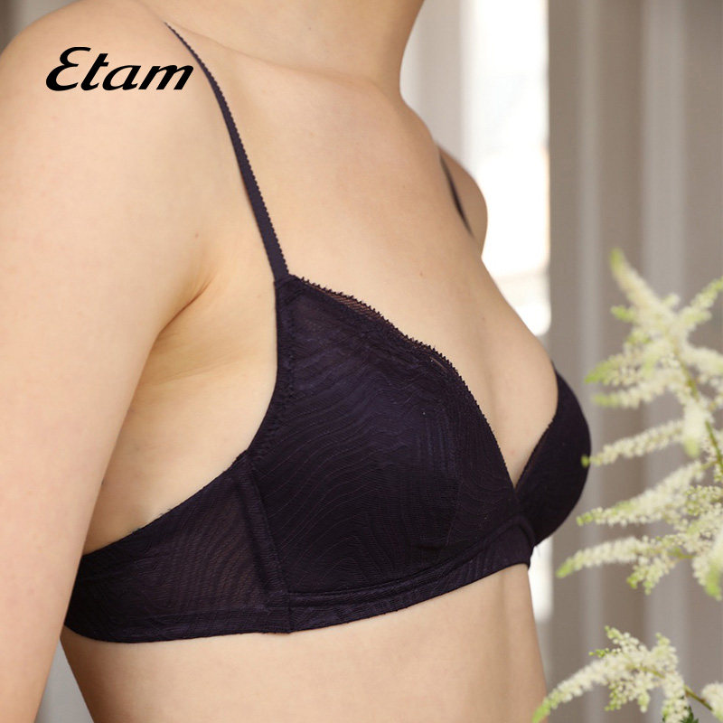 etam法式蕾丝三角杯薄款性感内衣 Etam文胸