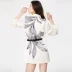 Đồ lót nữ Etam Pháp đồ ngủ kimono nữ mùa hè dịch vụ nhà Eiger áo ngủ 8G0792000 - Night Robe Night Robe