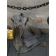 Lao Zhang and Little Fatty PONGKIKI Paris Old Dream Silhouette Windbreaker British Style High-quality Lapel Coat