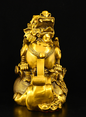 大号铜貔貅摆件旺运皮丘送财吞金兽风水铜器商铺乔迁开业工艺礼品