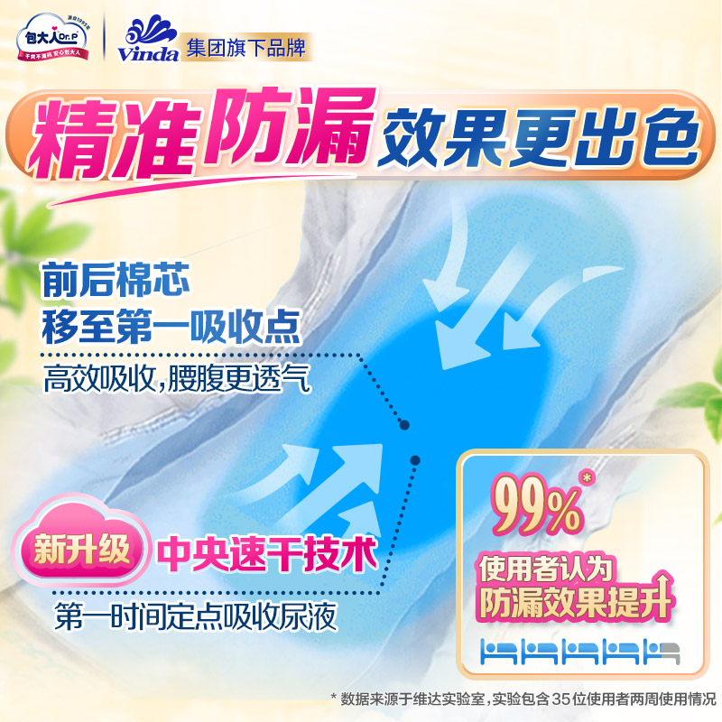 包大人基础型成人纸尿裤粘贴式M/L/XL码老人用孕产妇尿不湿