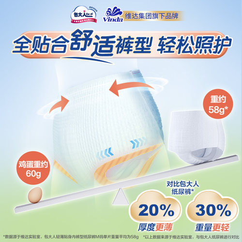 【天猫U先】包大人成人拉拉裤(不支持退换货)抑菌老人用-DJZ - 图3